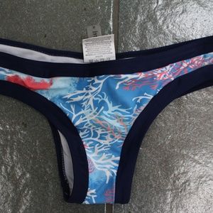 coral reef bikini bottoms